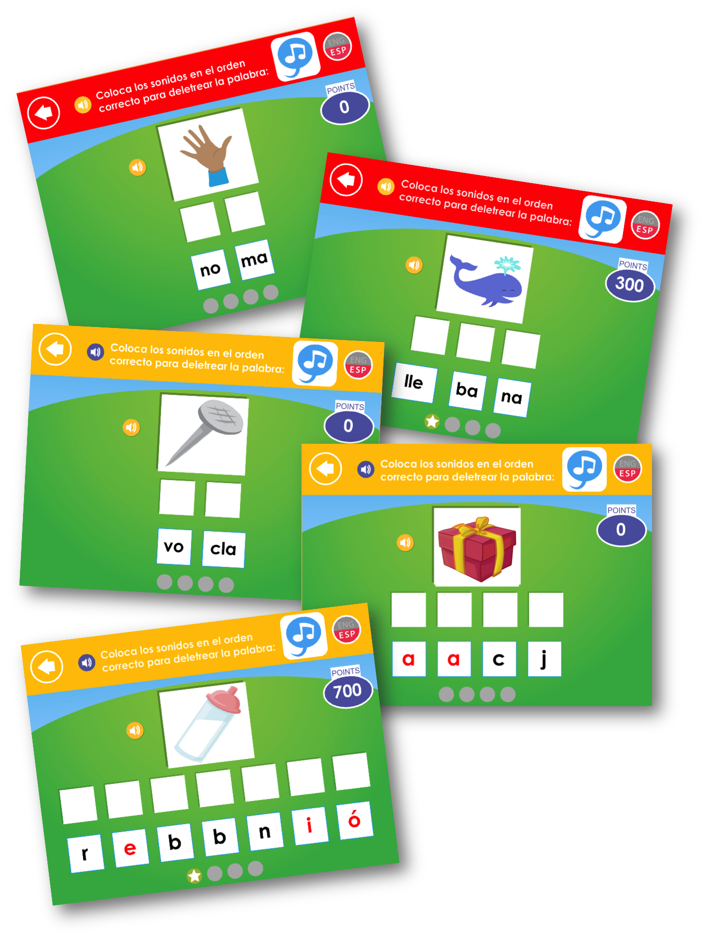 Spanish Syllables and Phonemes taught in Footsteps2Brilliance